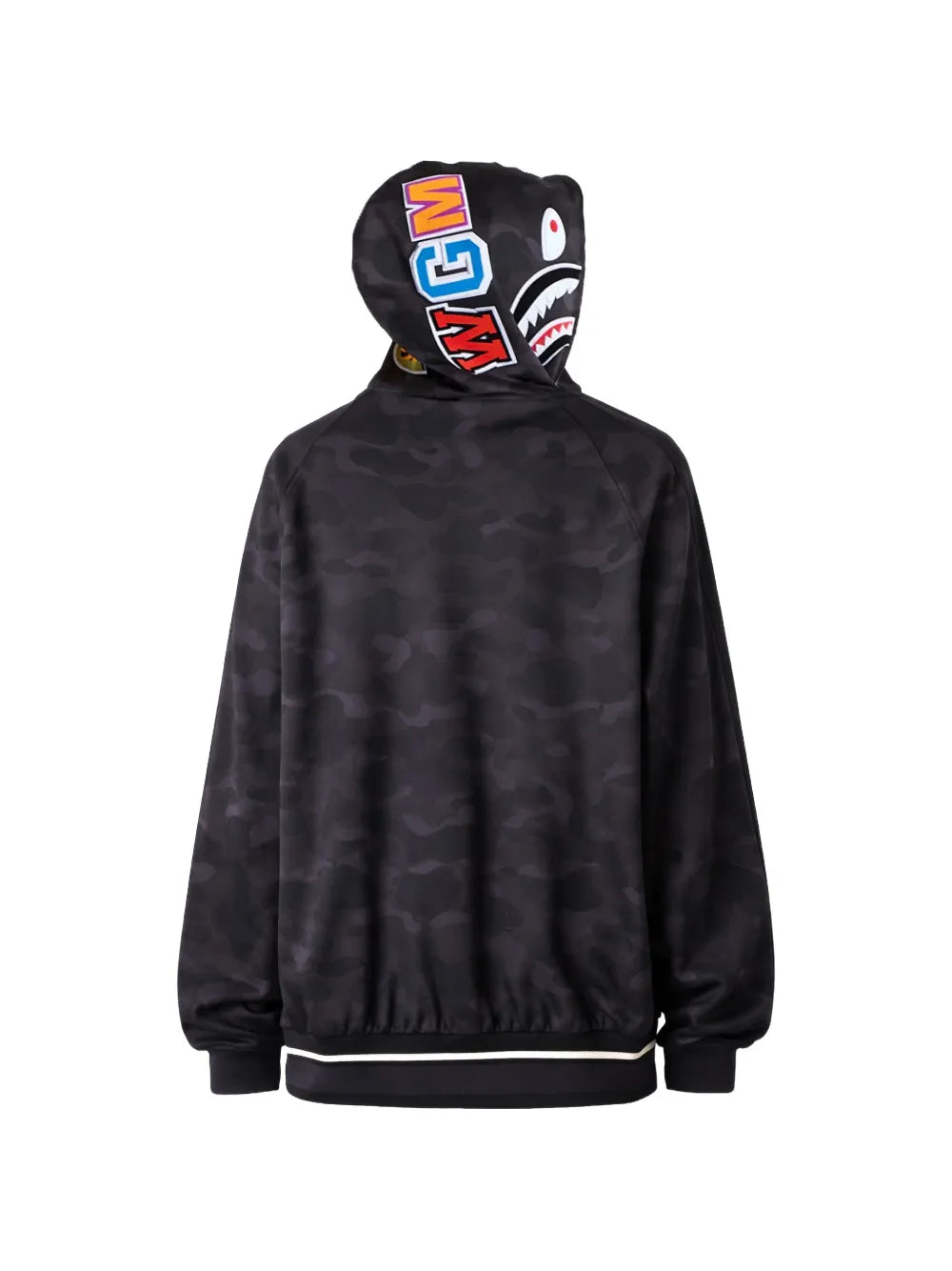 A BATHING APE® Shark camouflage-pattern hoodie