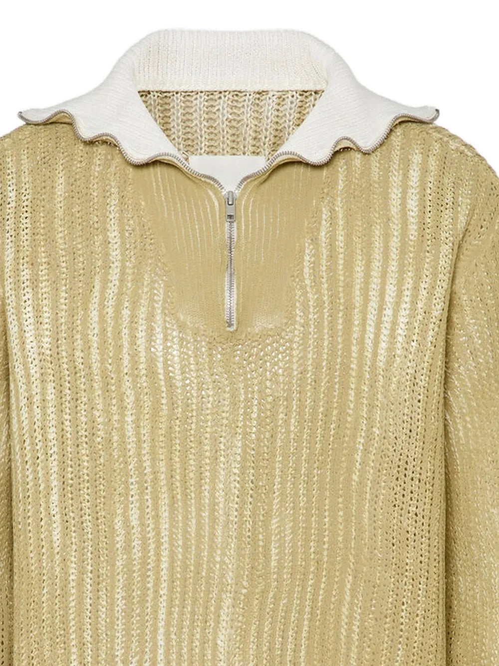 Maison Margiela sudadera tejida de canalé - Neutro - imagen 2