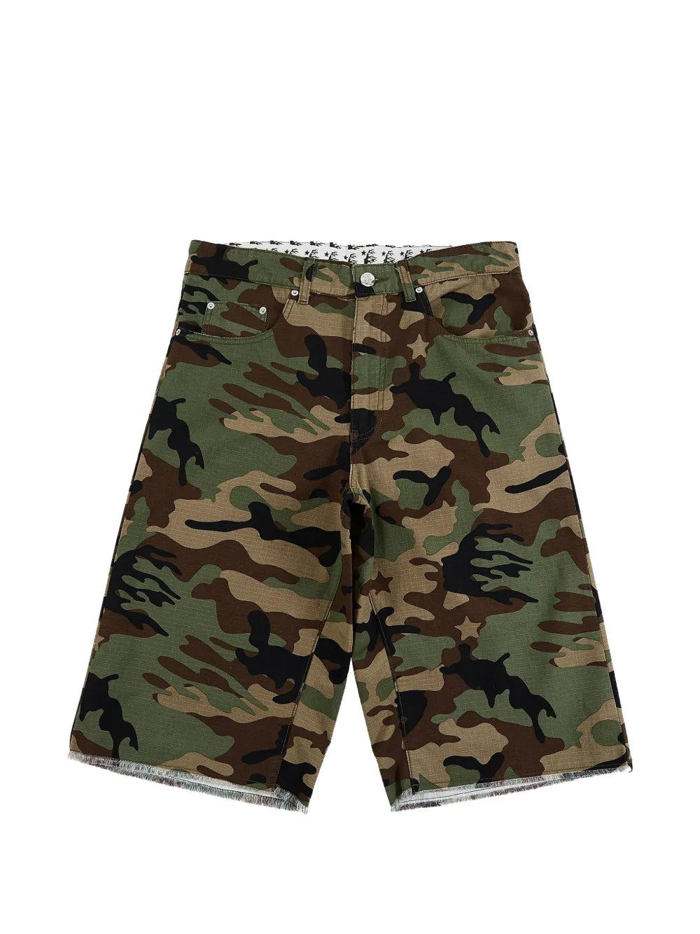 HELLSTAR shorts con estampado militar verde | Farfetch 36072992