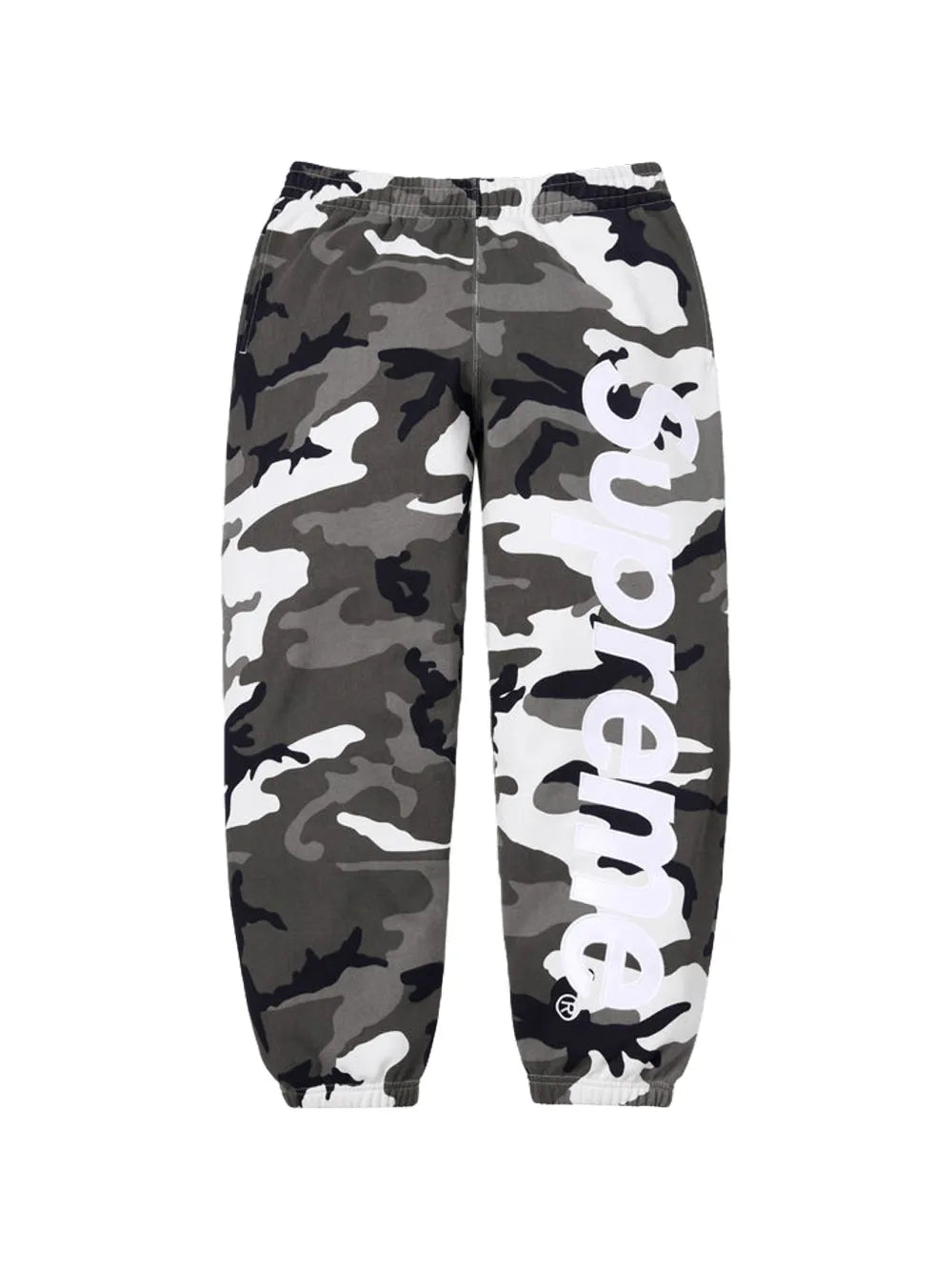 Supreme pants con motivo militar - Negro - imagen 1