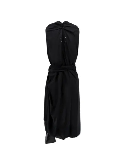 Maison Margiela vestido midi con diseño cruzado - imagen 2