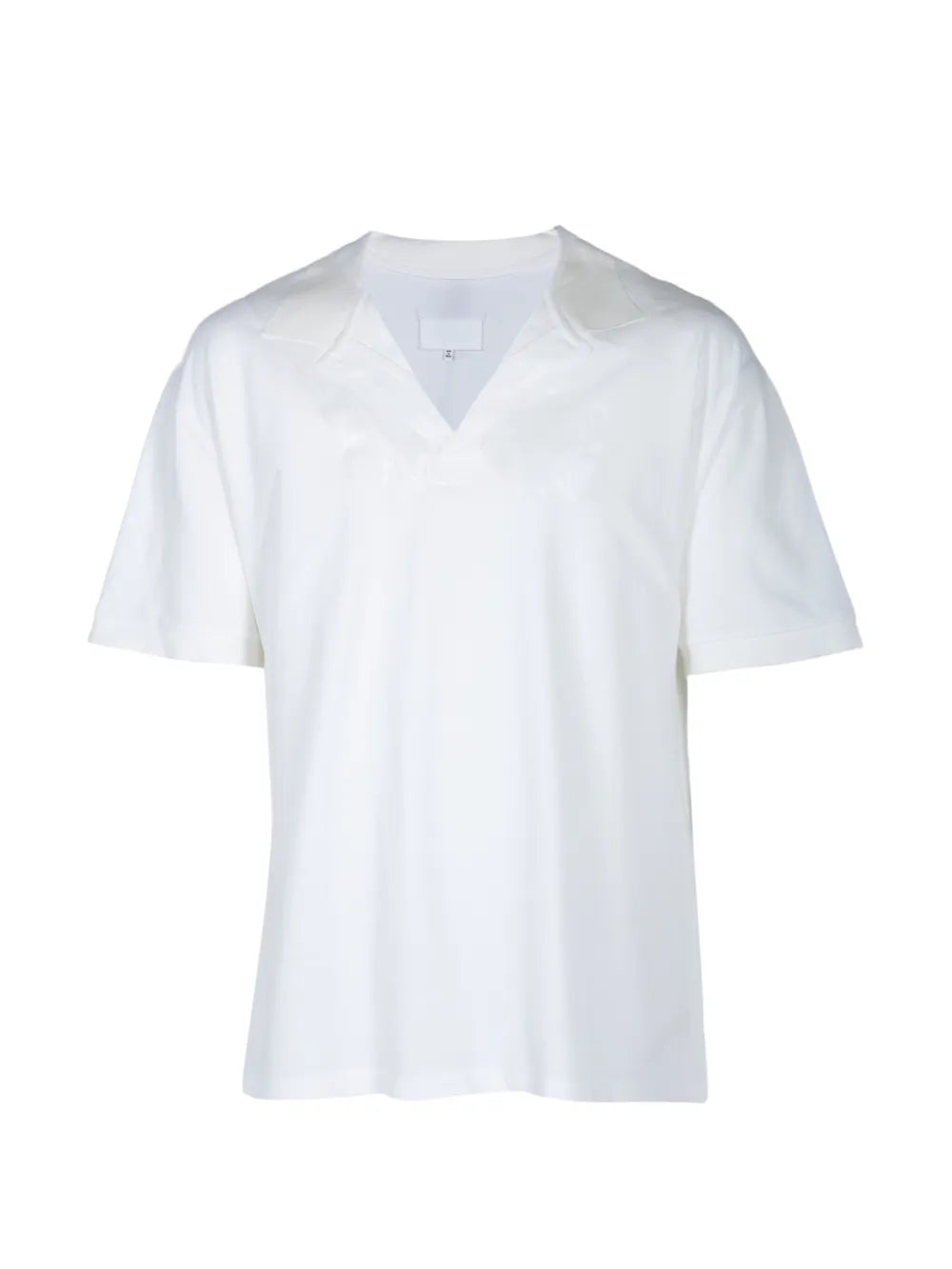 Maison Margiela playera manga corta con cuello en V - Blanco - imagen 1