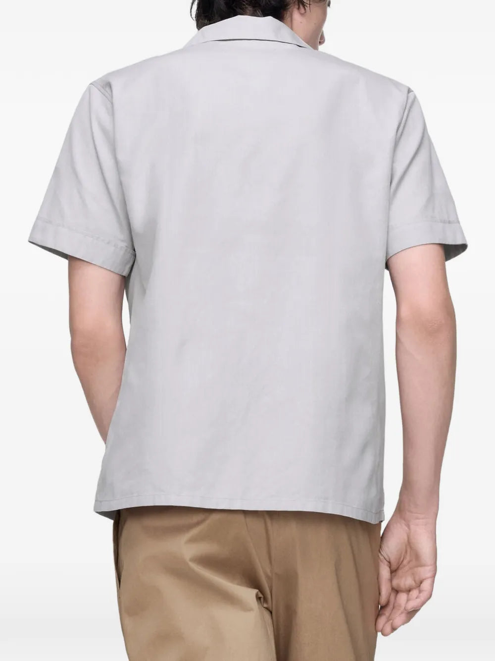 Maison Margiela camisa manga corta con paneles - Gris - imagen 4