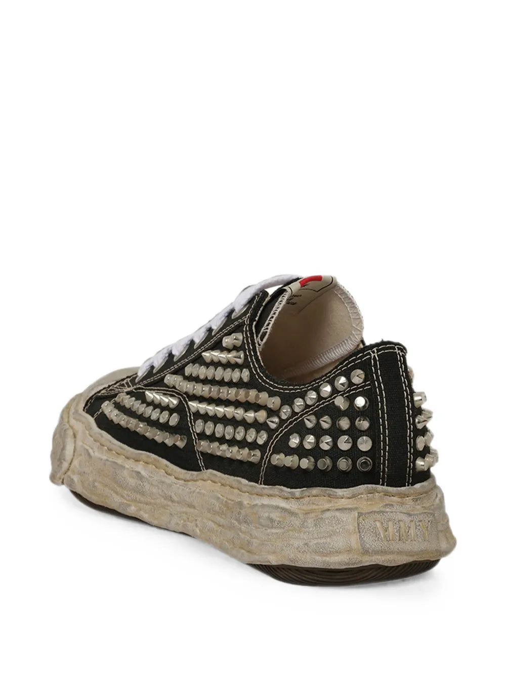 Maison MIHARA YASUHIRO tenis Peterson 23 OG con apliques - negro
