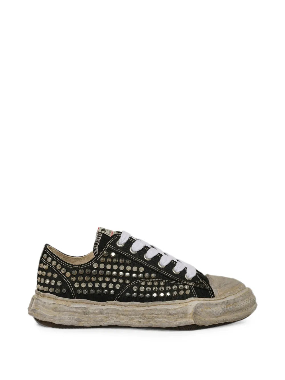 Maison MIHARA YASUHIRO tenis Peterson 23 OG con apliques - negro