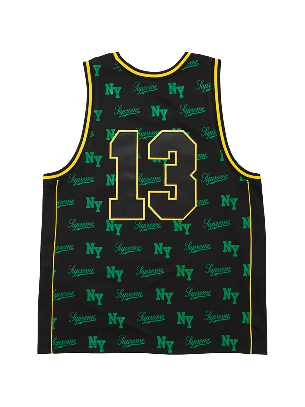 Supreme chaleco de basquetbol con monograma estampado en colaboración con Mitchell & Ness® - Negro - imagen 3