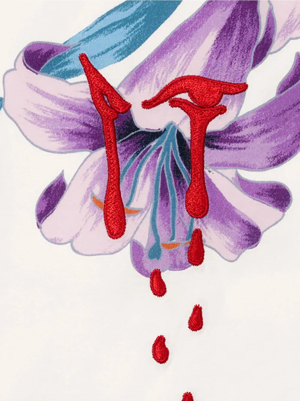 Supreme camisa AOI Lilies - Blanco - imagen 2