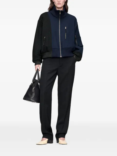 Maison Margiela chamarra bomber con paneles - imagen 2