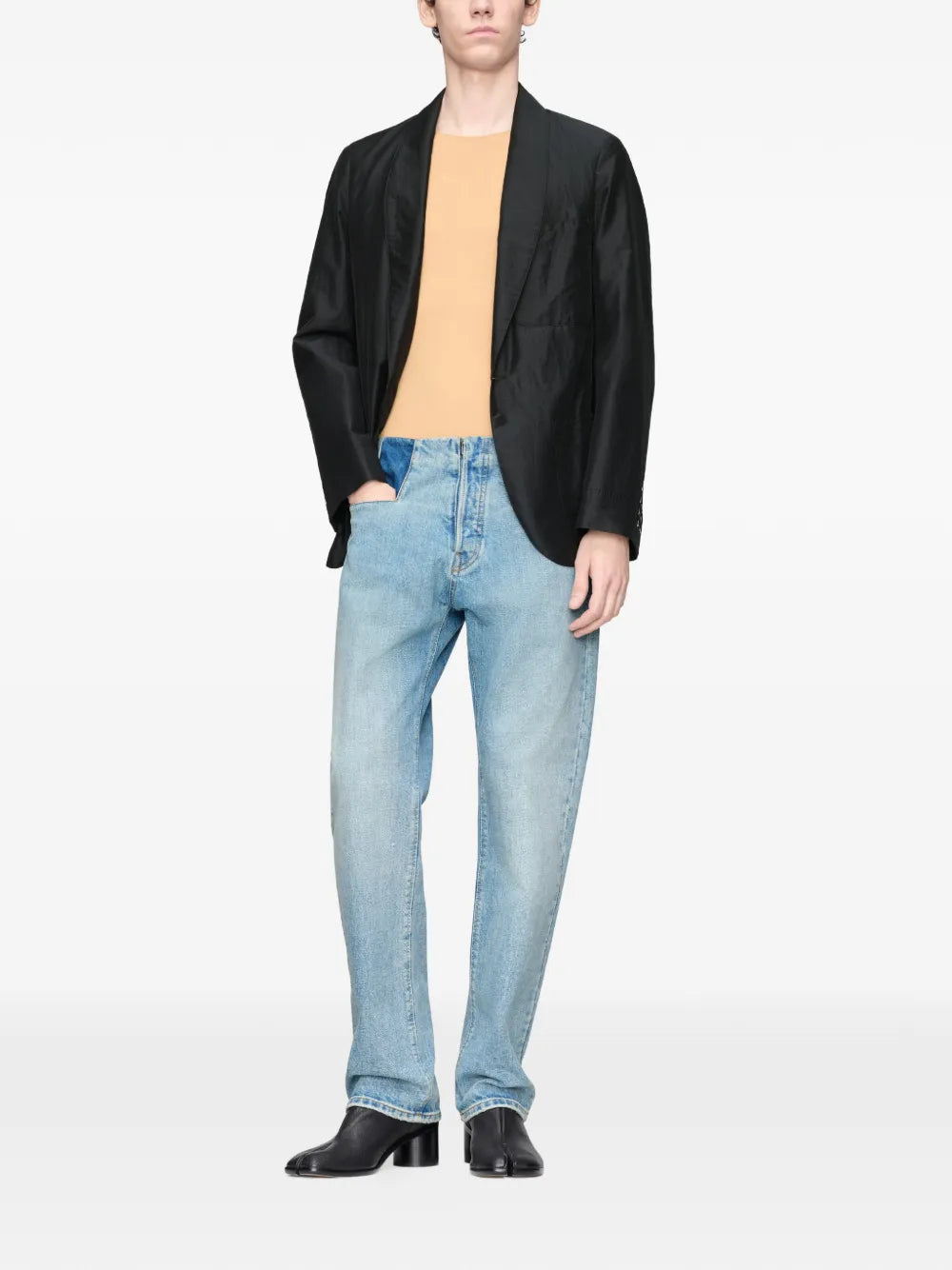 Maison Margiela jeans con diseño patchwork - Azul - imagen 2