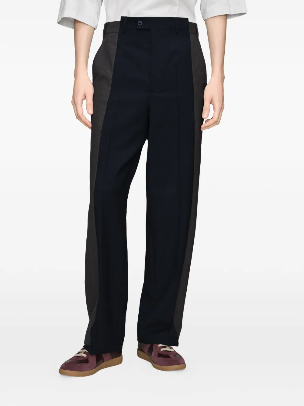Maison Margiela pantalones de vestir Spliced - Negro - imagen 3