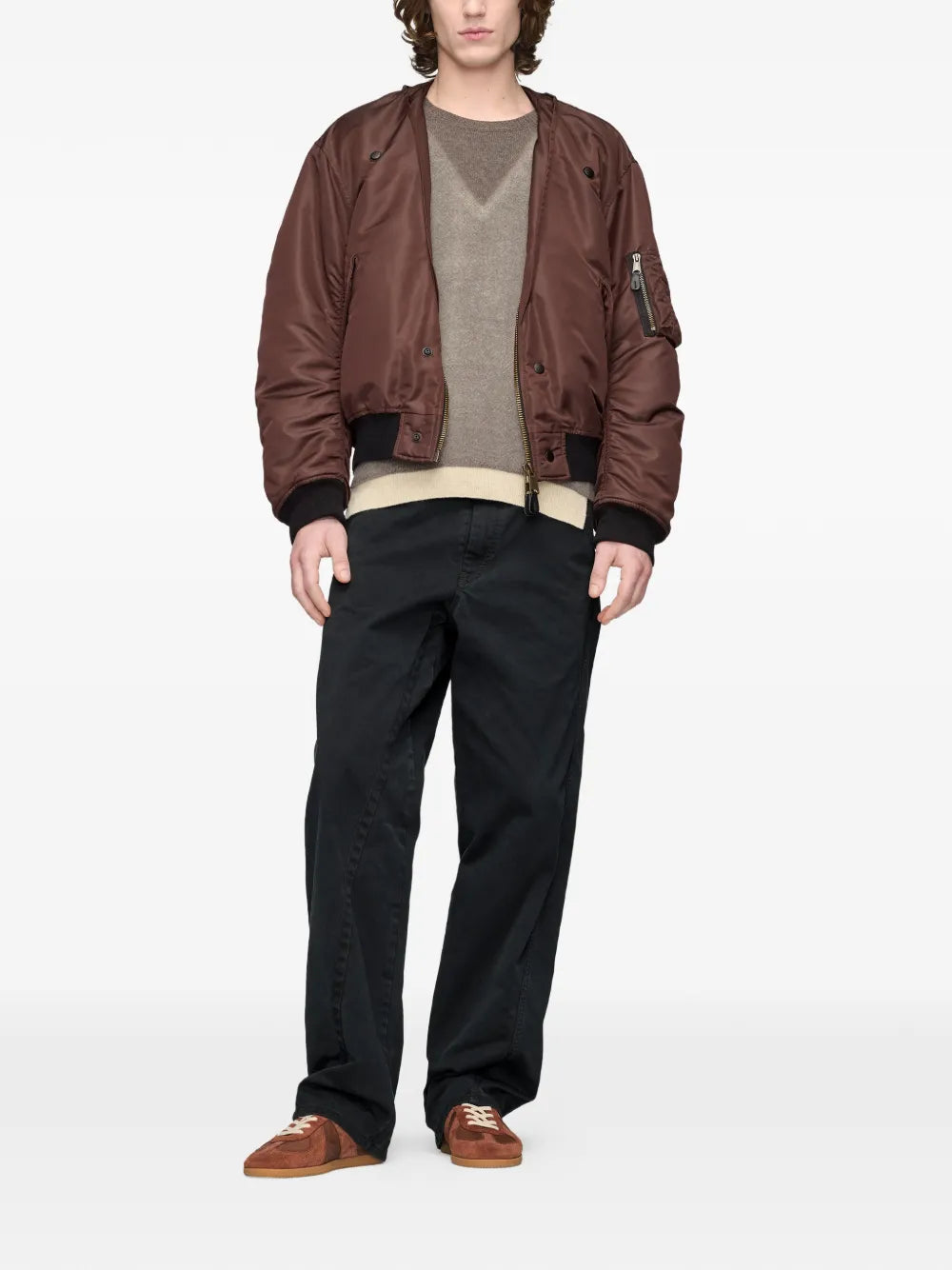 Maison Margiela pantalones Twisted - Negro - imagen 2