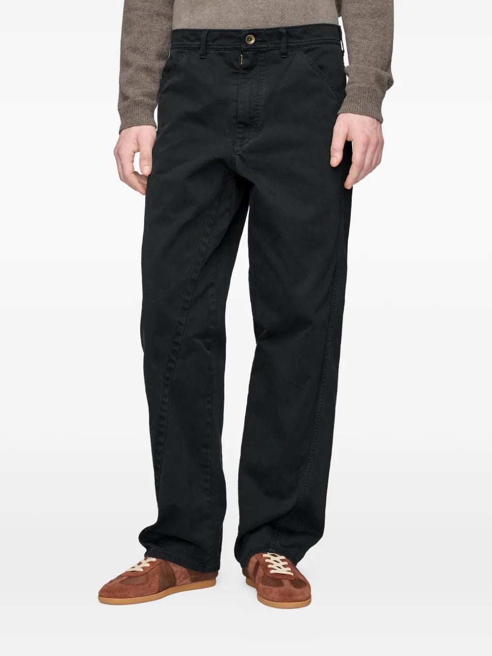 Maison Margiela pantalones Twisted - Negro - imagen 3