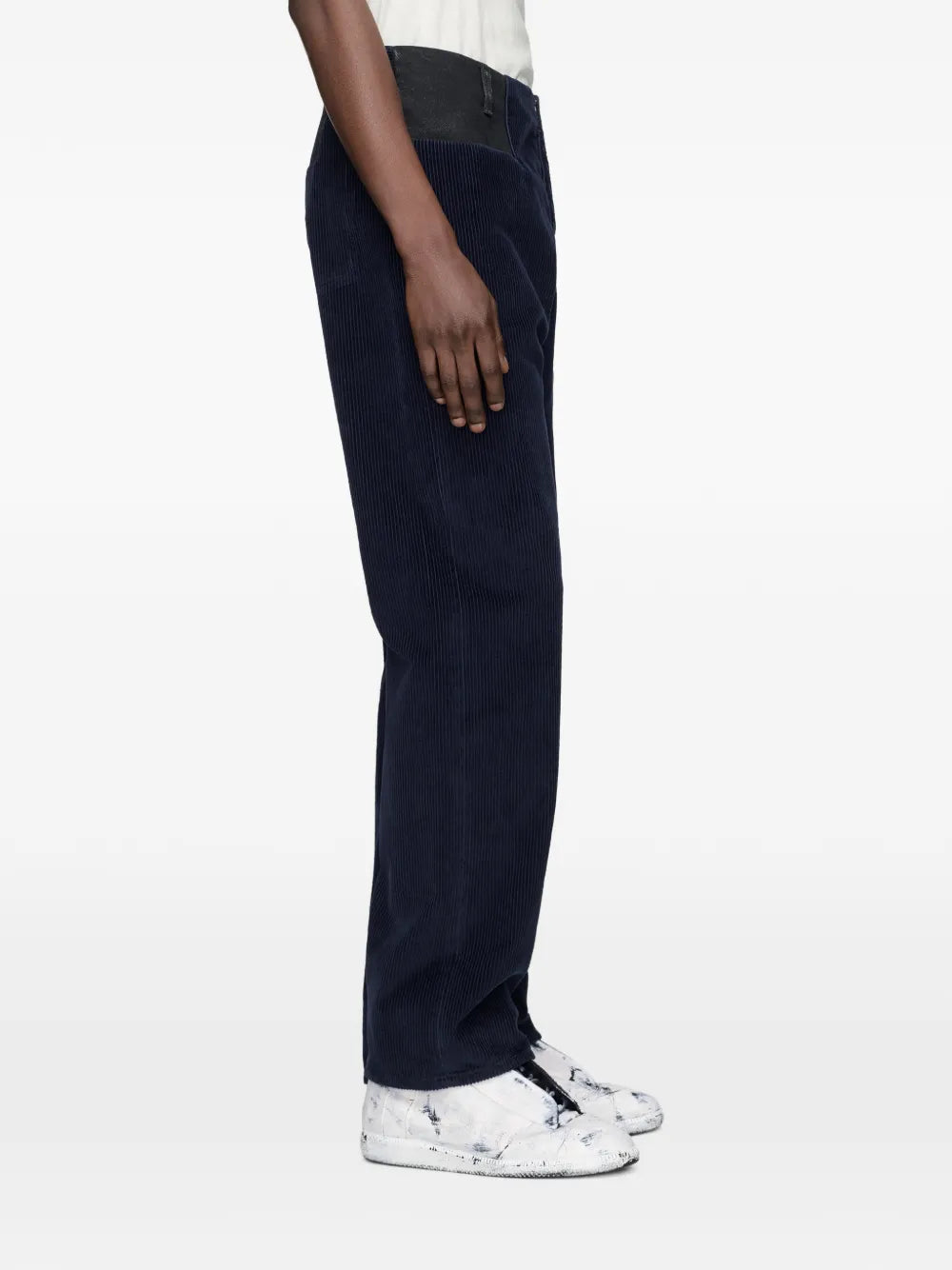 Maison Margiela jeans de pana con detalle de cuatro costuras - Azul - imagen 4