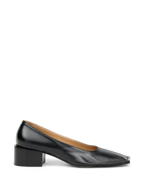 Maison Margiela zapatillas con puntera cuadrada - Negro - vista 1