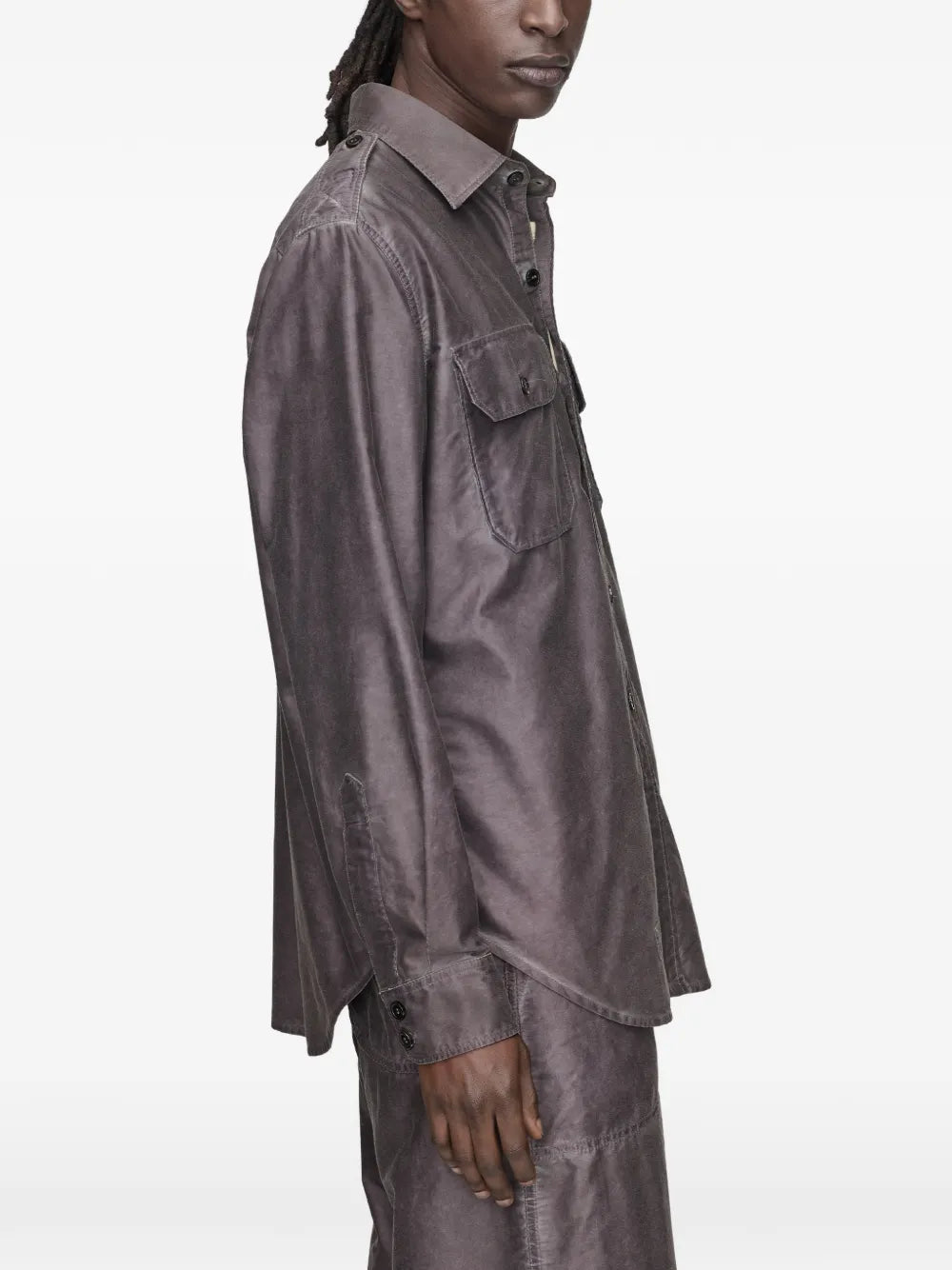 Maison Margiela camisa manga larga - Gris - imagen 4