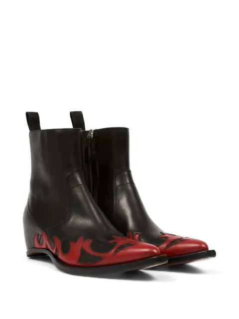 Maison Margiela botas Western Flames - Negro - vista 2