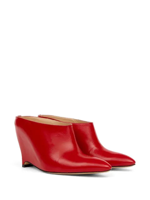 Maison Margiela mules Heel-less - Rojo - vista 2