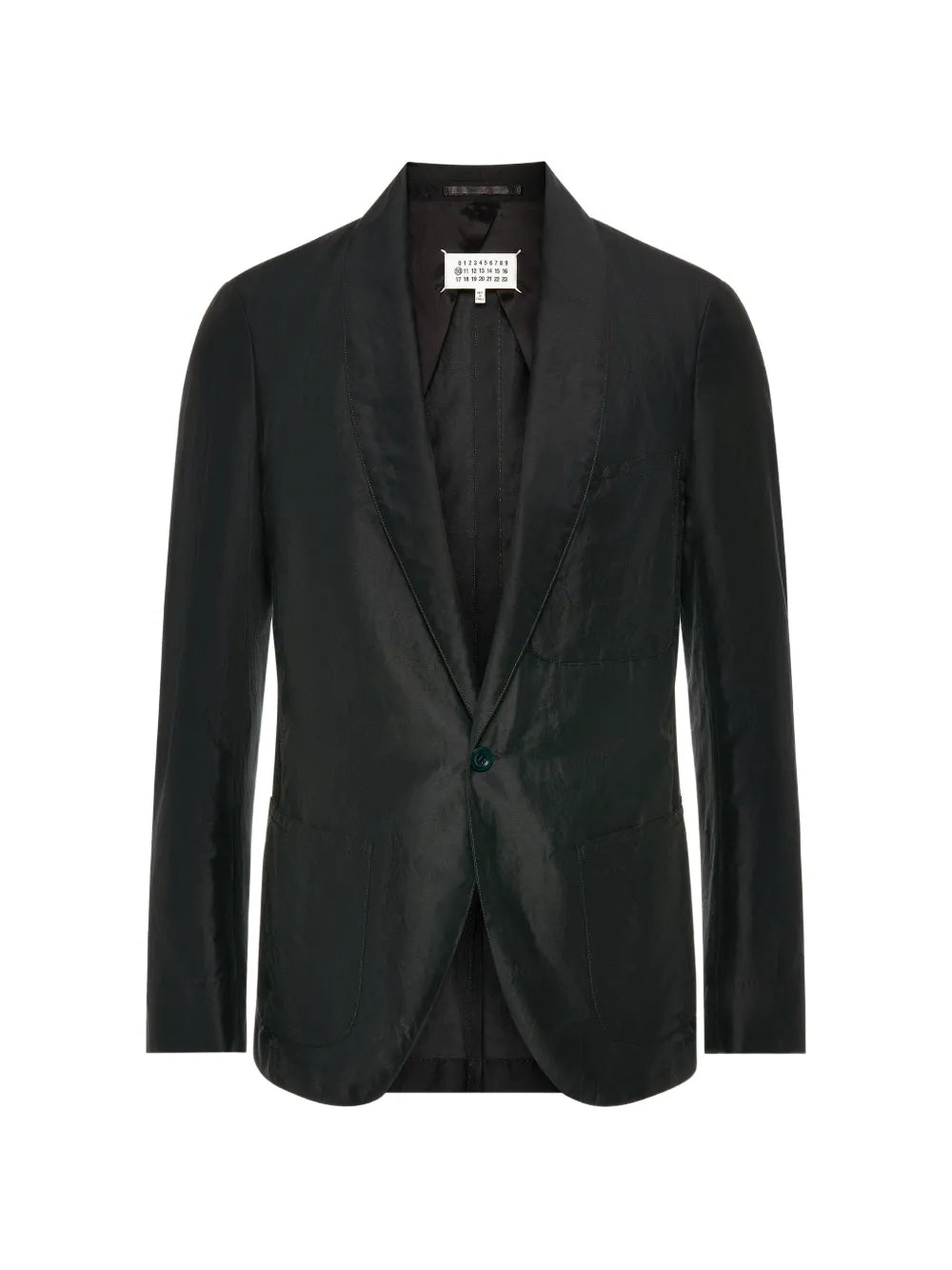 Maison Margiela blazer con solapas de esmoquin - Azul - imagen 1