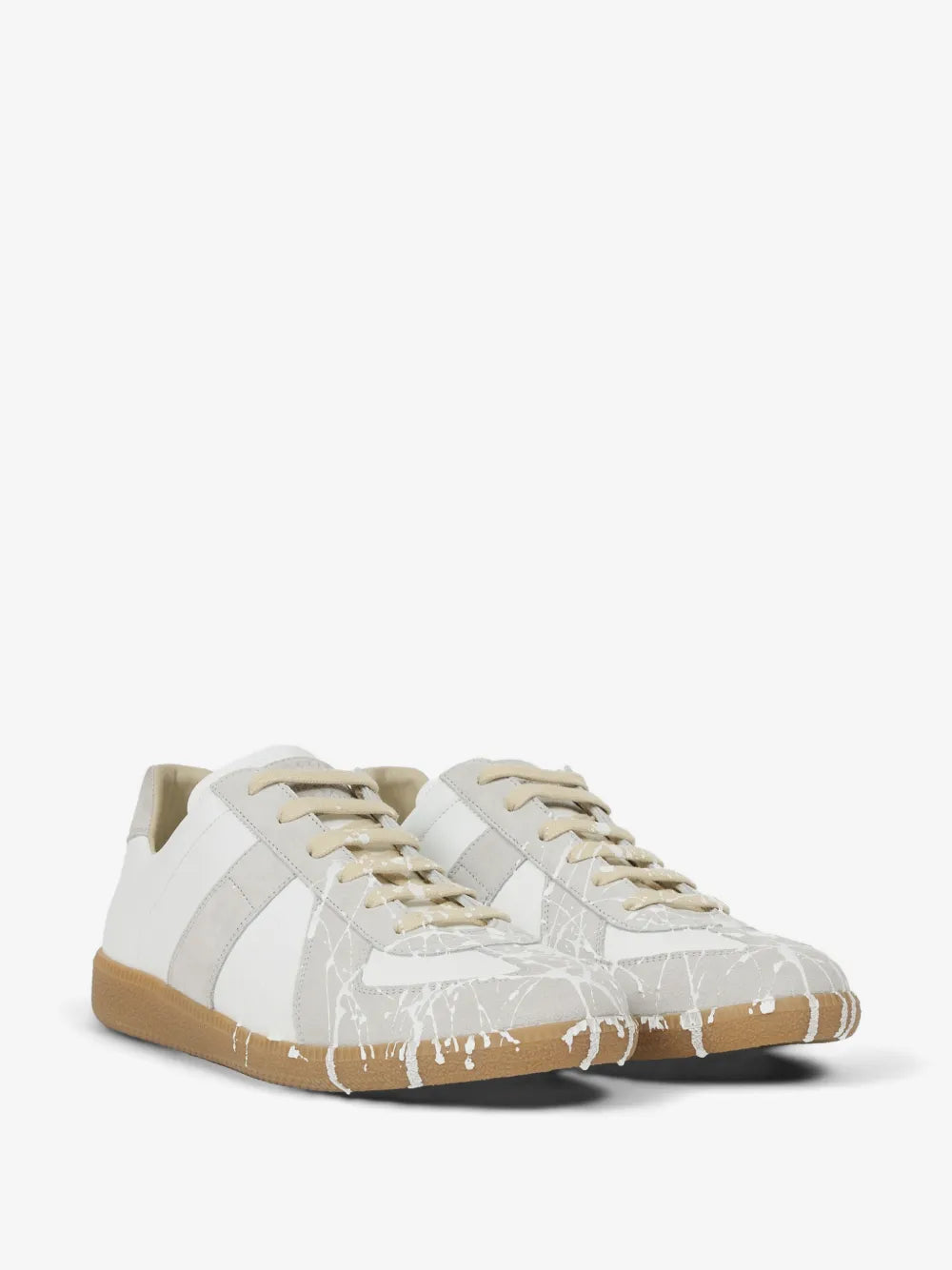 Maison Margiela tenis Replica con salpicadura de pintura