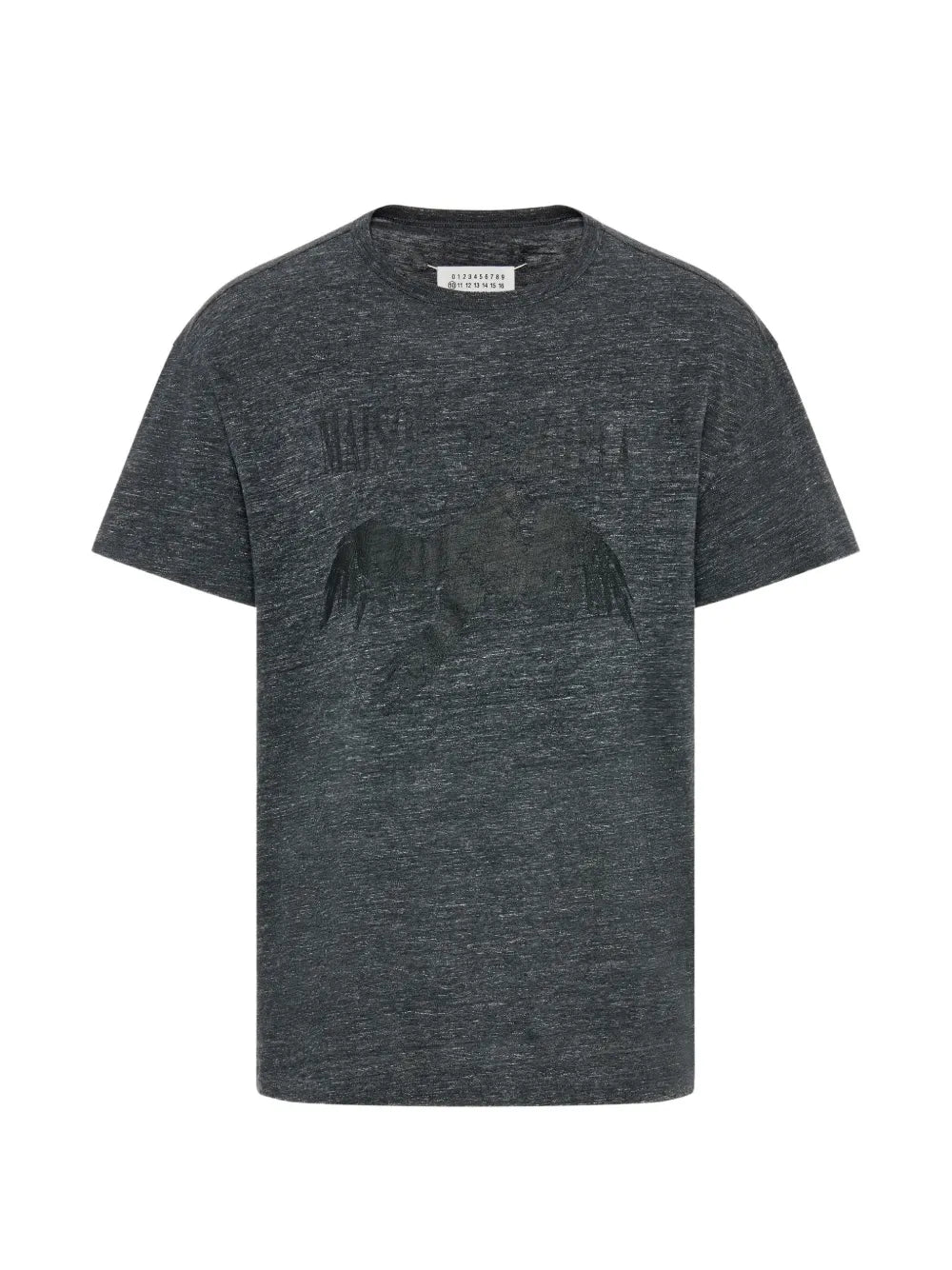 Maison Margiela playera con estampado gráfico - Gris - imagen 1