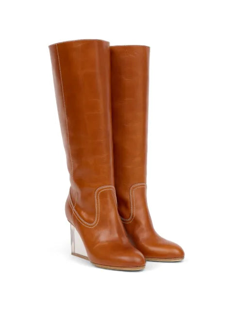 Maison Margiela botas Plexi - Marrón - vista 2