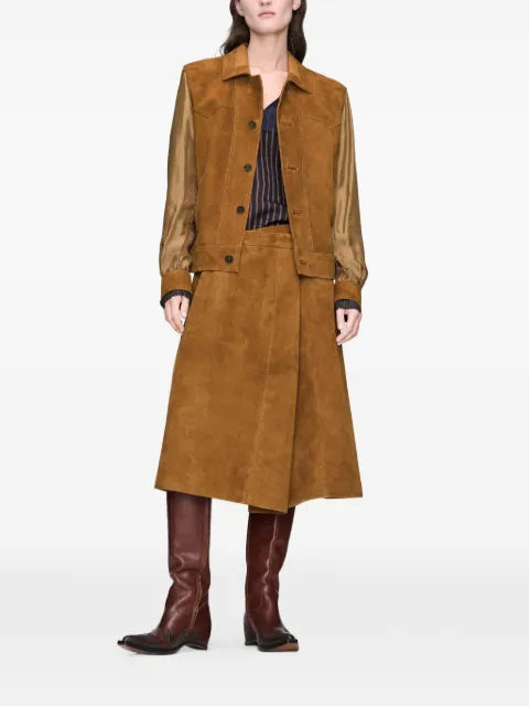 Maison Margiela chamarra bomber de gamuza - imagen 2