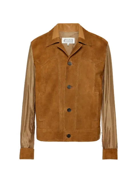 Maison Margiela chamarra bomber de gamuza - imagen 1