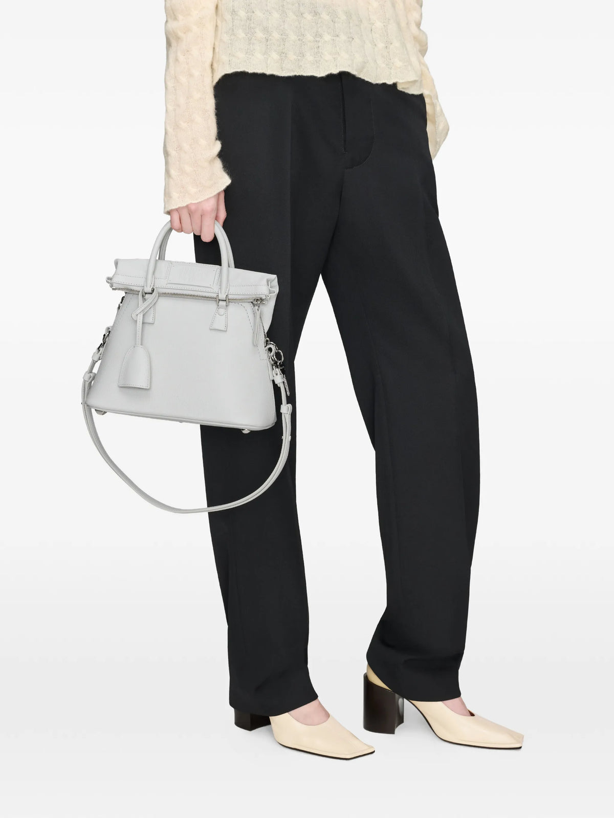 Maison Margiela tote 5AC Classique mini - Gris - imagen 2
