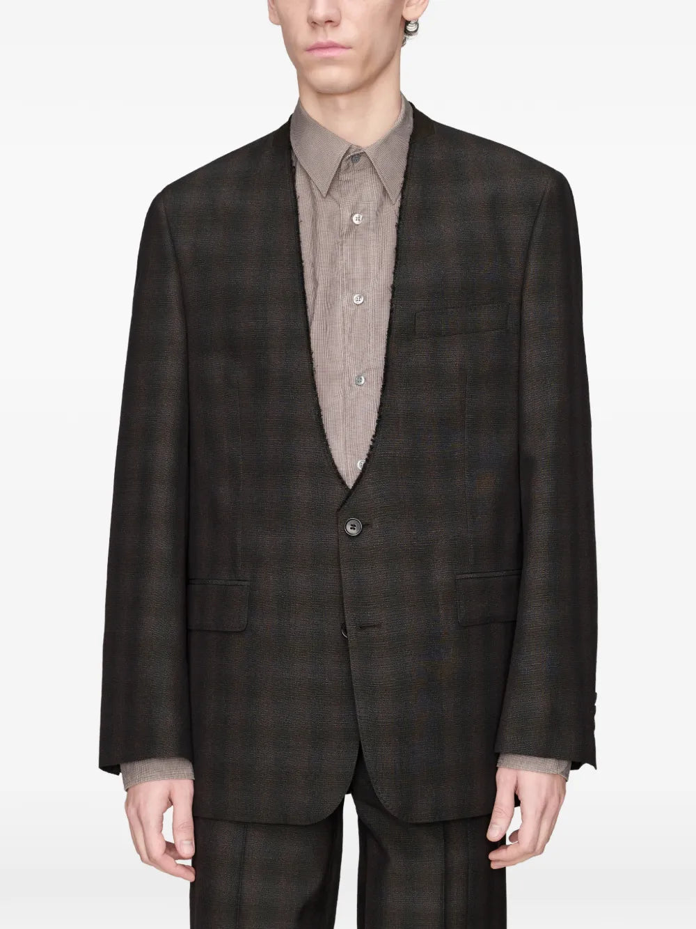 Maison Margiela blazer con botones - Marrón - imagen 3