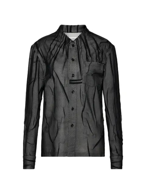 Maison Margiela camisa con doble capa - imagen 1