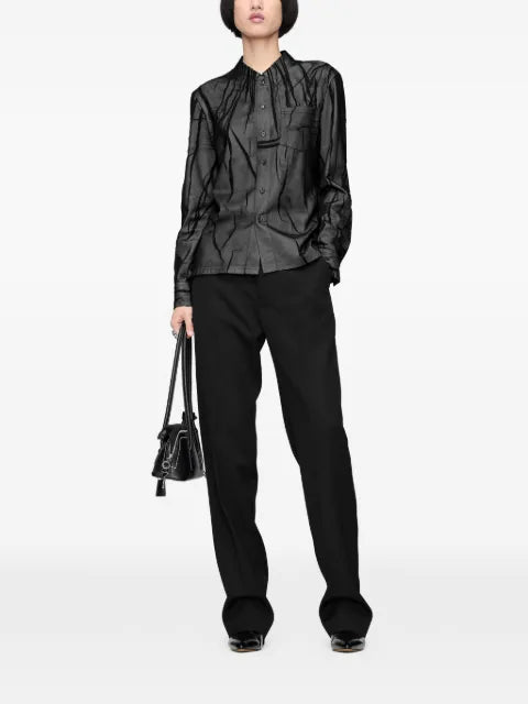 Maison Margiela camisa con doble capa - imagen 2