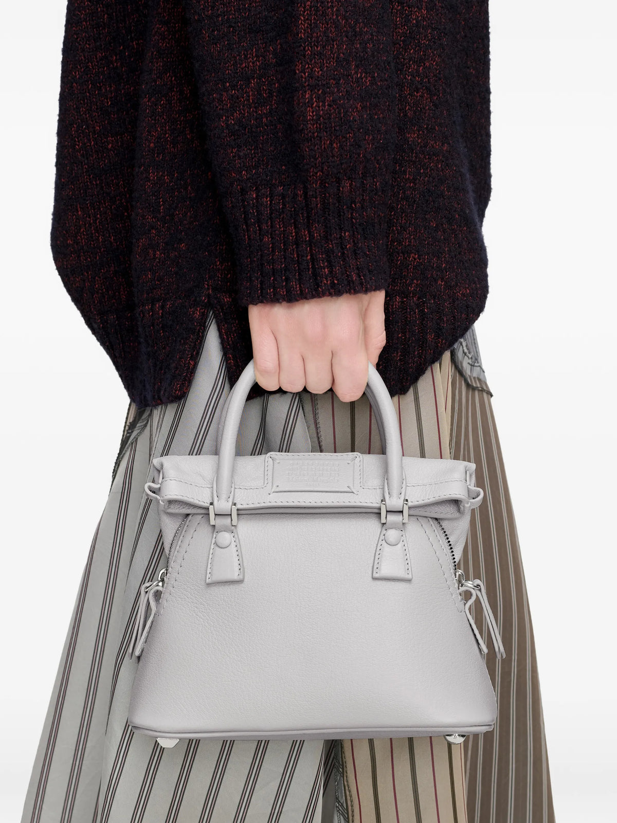 Maison Margiela bolsa 5AC Classique mini - Gris - imagen 2