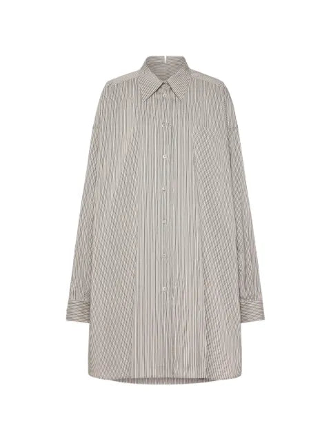 Maison Margiela camisa con estampado de rayas diplomáticas - imagen 1