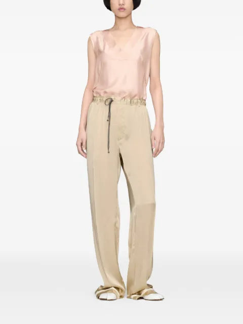 Maison Margiela top sin mangas con cuello en V - imagen 2