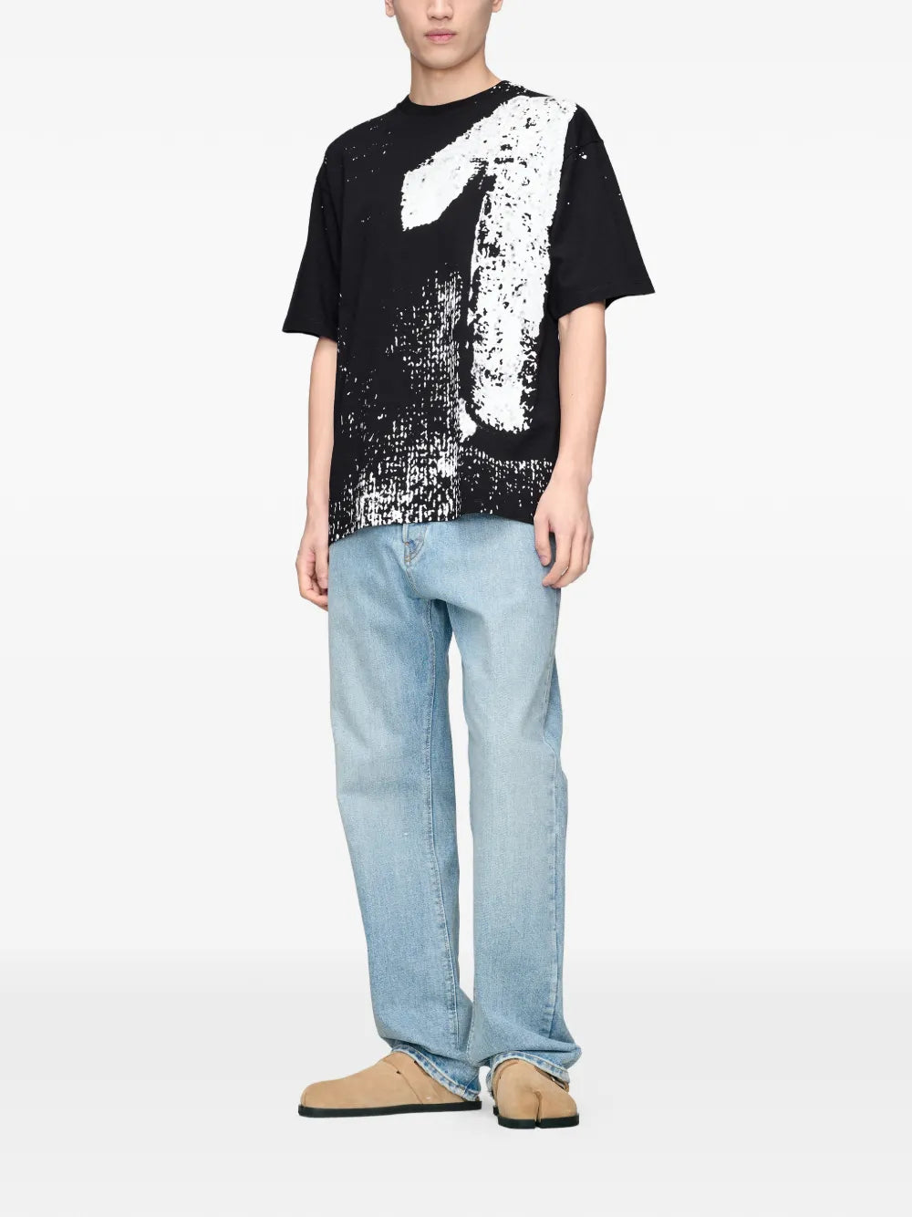 Maison Margiela playera con 10 estampados - Negro - imagen 2
