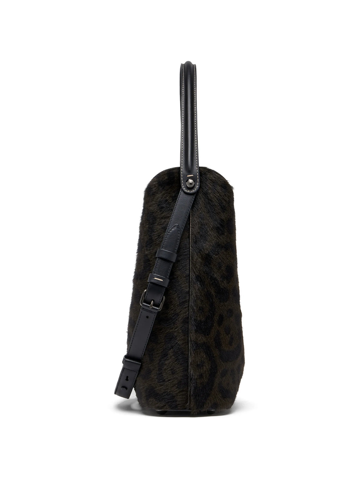 Maison Margiela tote con estampado de leopardo - Marrón - imagen 4
