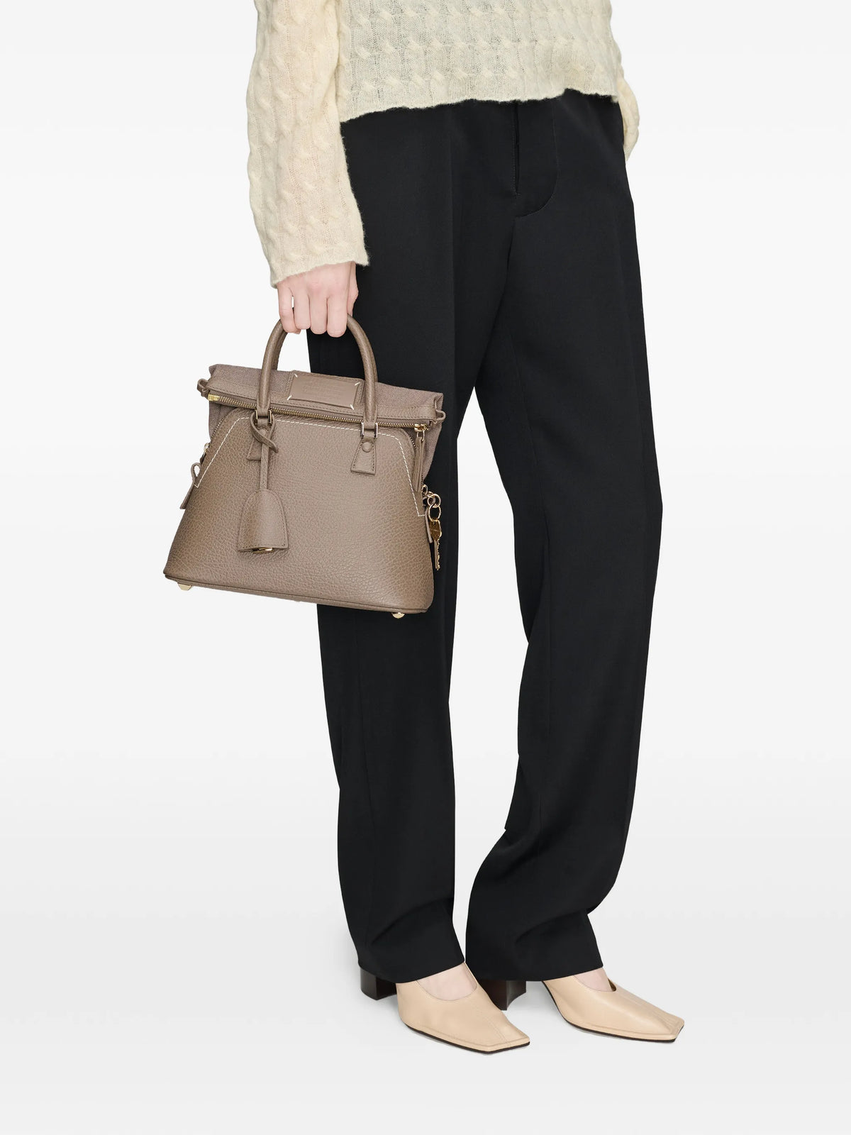 Maison Margiela tote 5AC Classique mini - Marrón - imagen 2