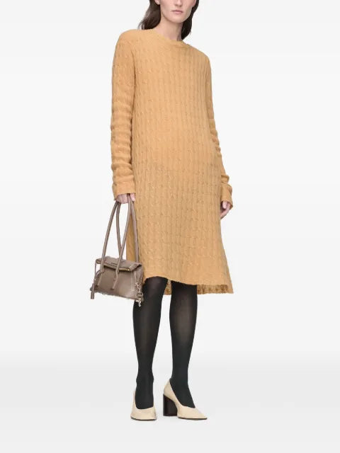 Maison Margiela vestido tejido con costuras en contraste - imagen 2