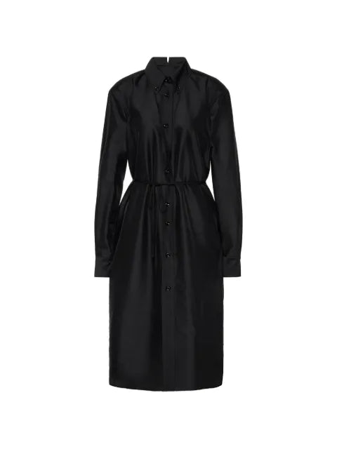 Maison Margiela vestido midi con cuello plegable - imagen 1