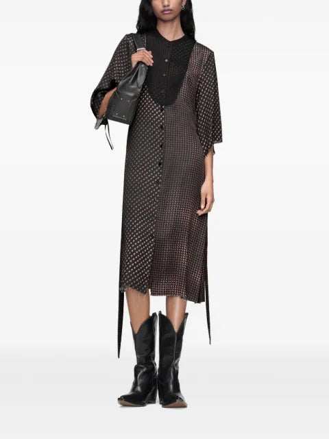 Maison Margiela vestido midi con cinturón - imagen 2