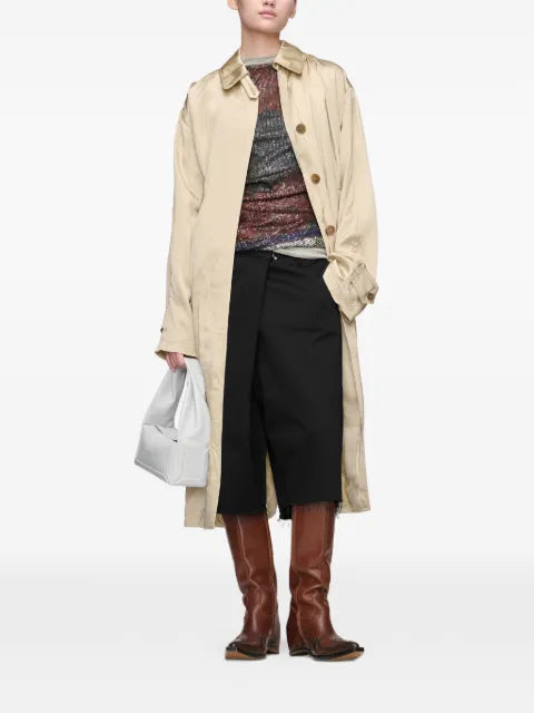 Maison Margiela top drapeado estampado - imagen 2