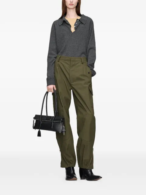 Maison Margiela suéter con cuello drapeado - imagen 2