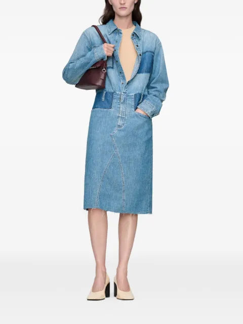 Maison Margiela vestido camisero Minimal Denim - imagen 2
