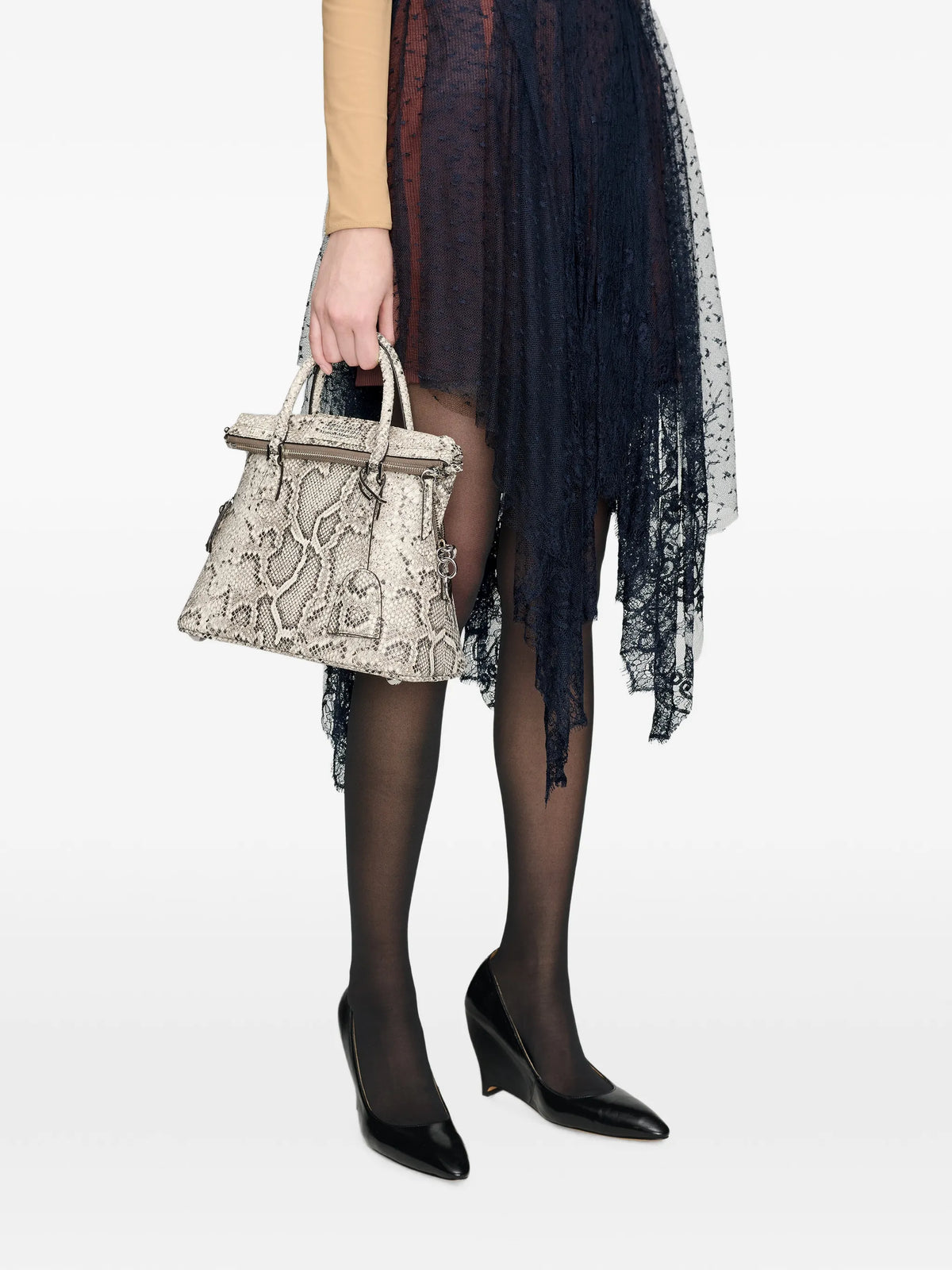 Maison Margiela bolsa de hombro 5AC Classique mini - Neutro - imagen 2