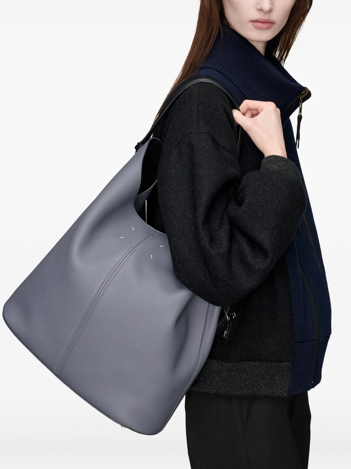 Maison Margiela bolsa de hombro XL Dress-Age - Azul - imagen 2