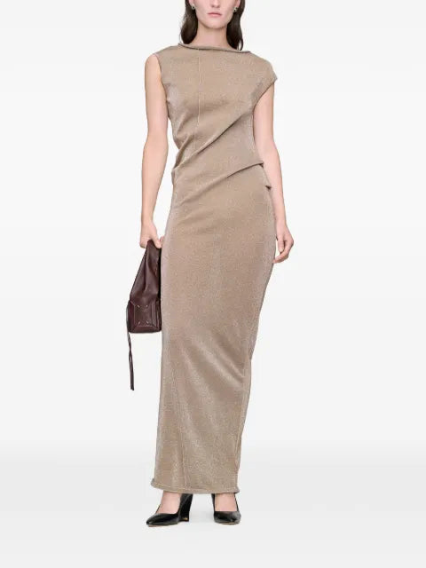 Maison Margiela vestido largo con diseño drapeado - imagen 2