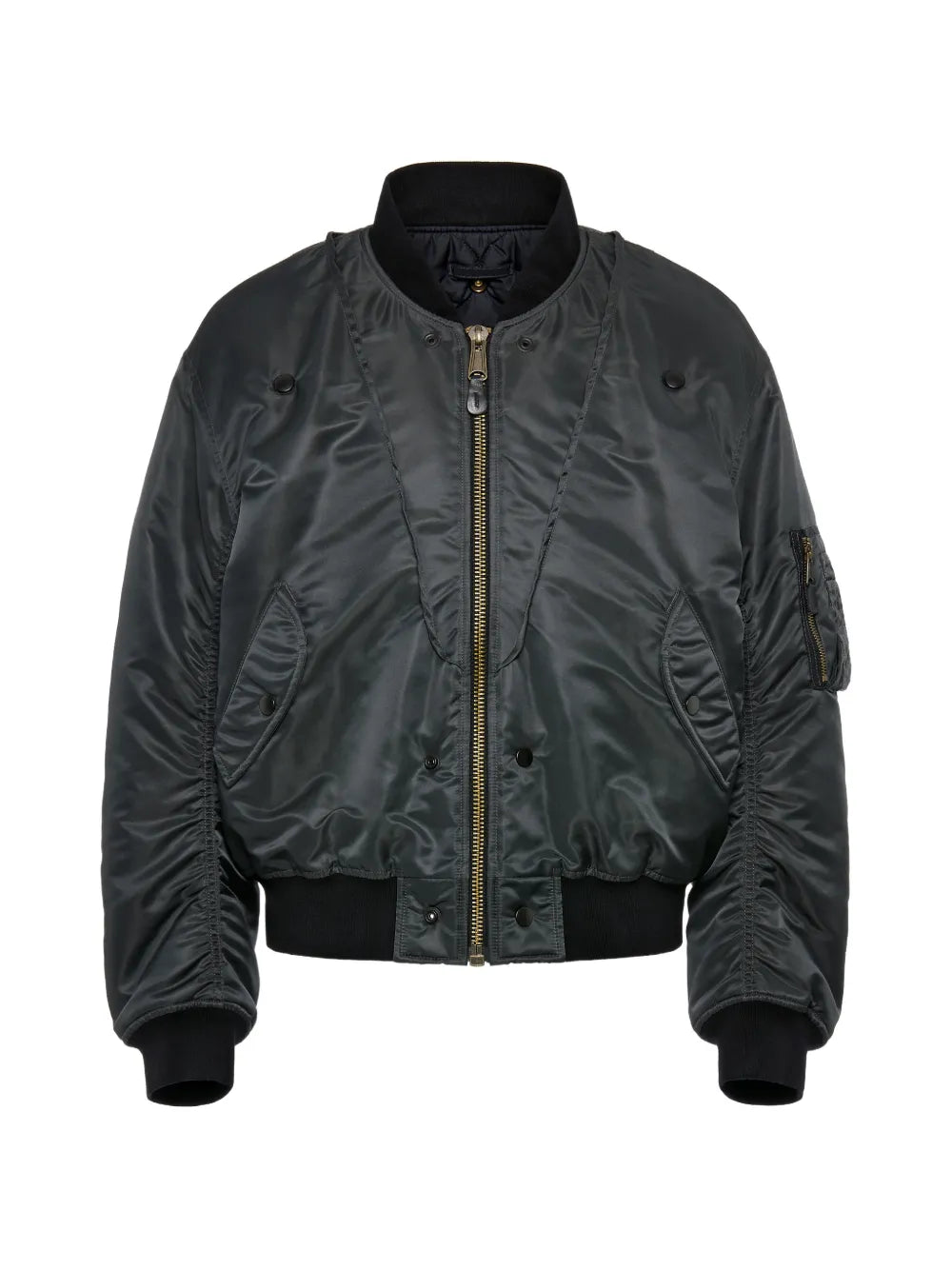 Maison Margiela chamarra bomber reversible - Gris - imagen 1