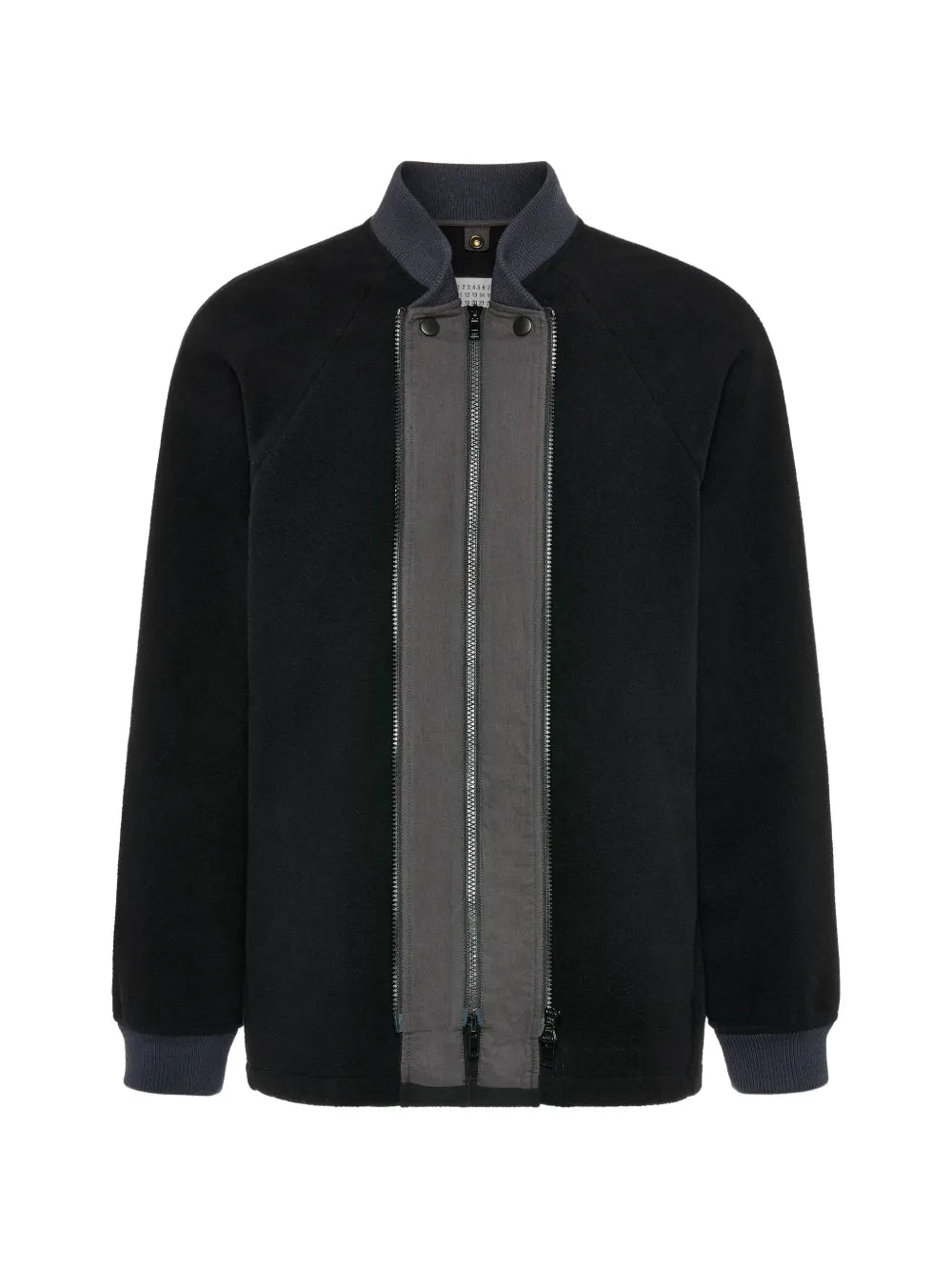 Maison Margiela chamarra bomber con mangas raglán - Negro - imagen 1