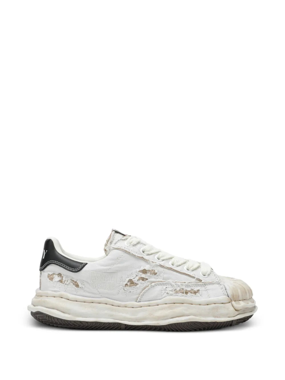 Maison MIHARA YASUHIRO tenis Blakey OG Sole Ripped - blanco