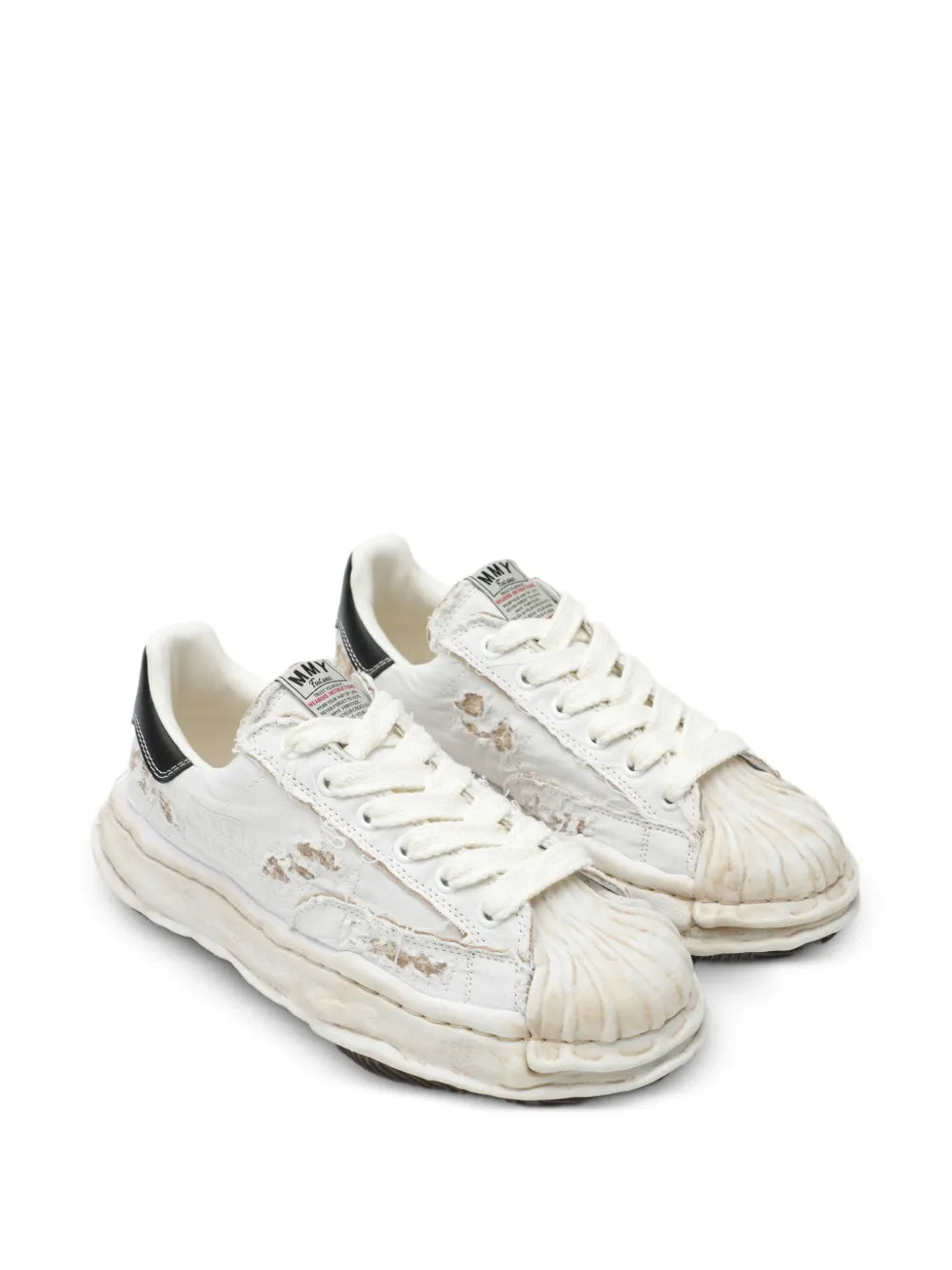 Maison MIHARA YASUHIRO tenis Blakey OG Sole Ripped - blanco